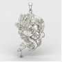 Shri Krishna Murli Silver Locket
