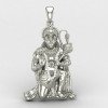Bajrang Bali Silver Locket
