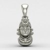 Hanuman Ji Silver Pendant