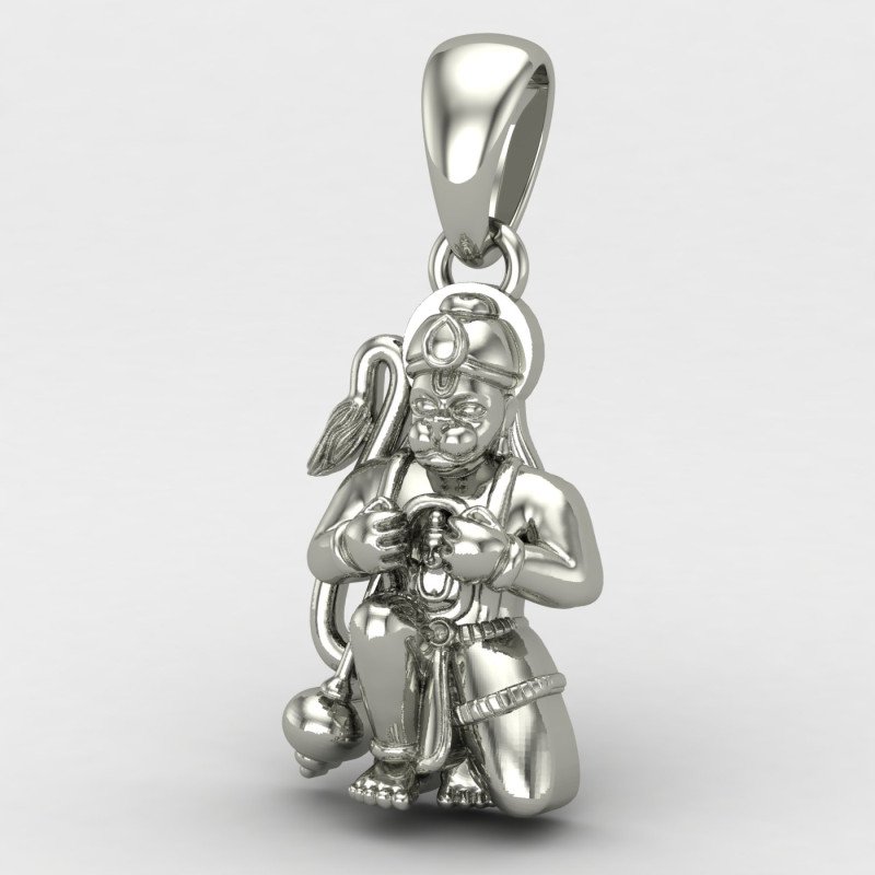 Hanuman Locket 925 Silver Hanuman Locket 925 Silver