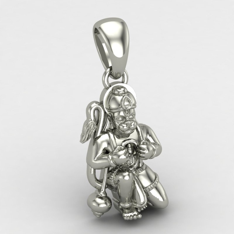 Hanuman Locket 925 Silver Hanuman Locket 925 Silver