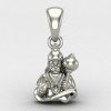 Anjaneya Silver Pendant Anjaneya Silver Pendant