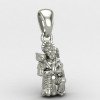 Silver Hanuman Locket Silver Hanuman Locket