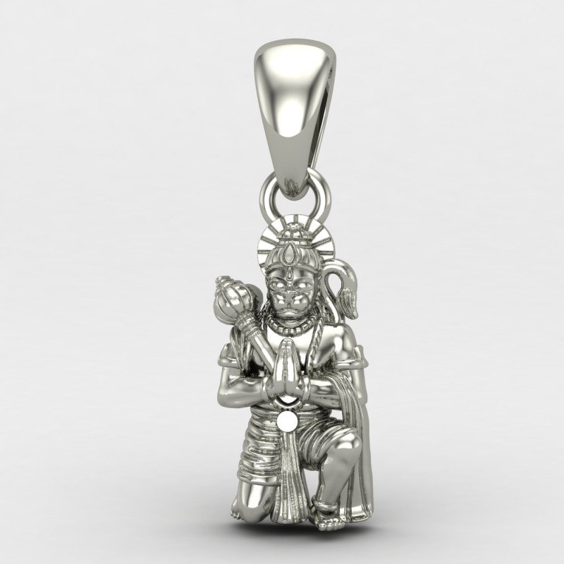 Silver Hanuman Locket Silver Hanuman Locket