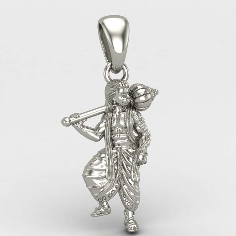 Bajrang Bali Locket Silver Bajrang Bali Locket Silver