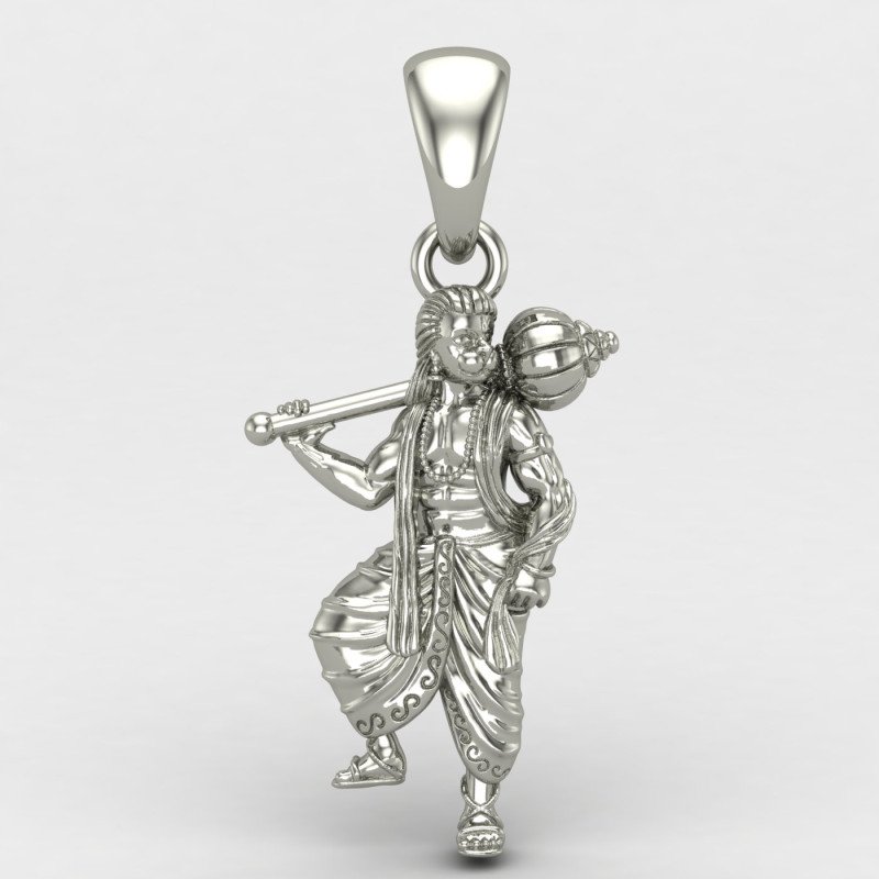 Bajrang Bali Locket Silver Bajrang Bali Locket Silver