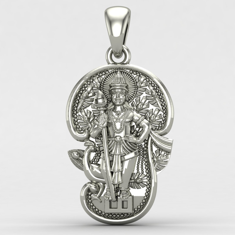 Murugan Swamy Silver Locket Murugan Swamy Silver Locket