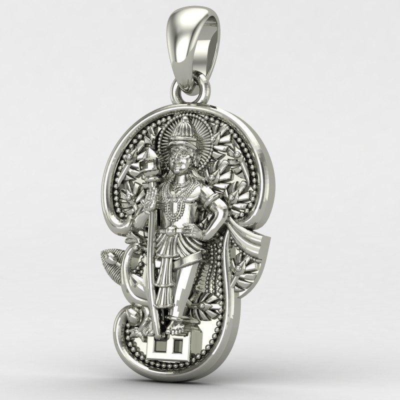 Murugan Swamy Silver Locket Murugan Swamy Silver Locket