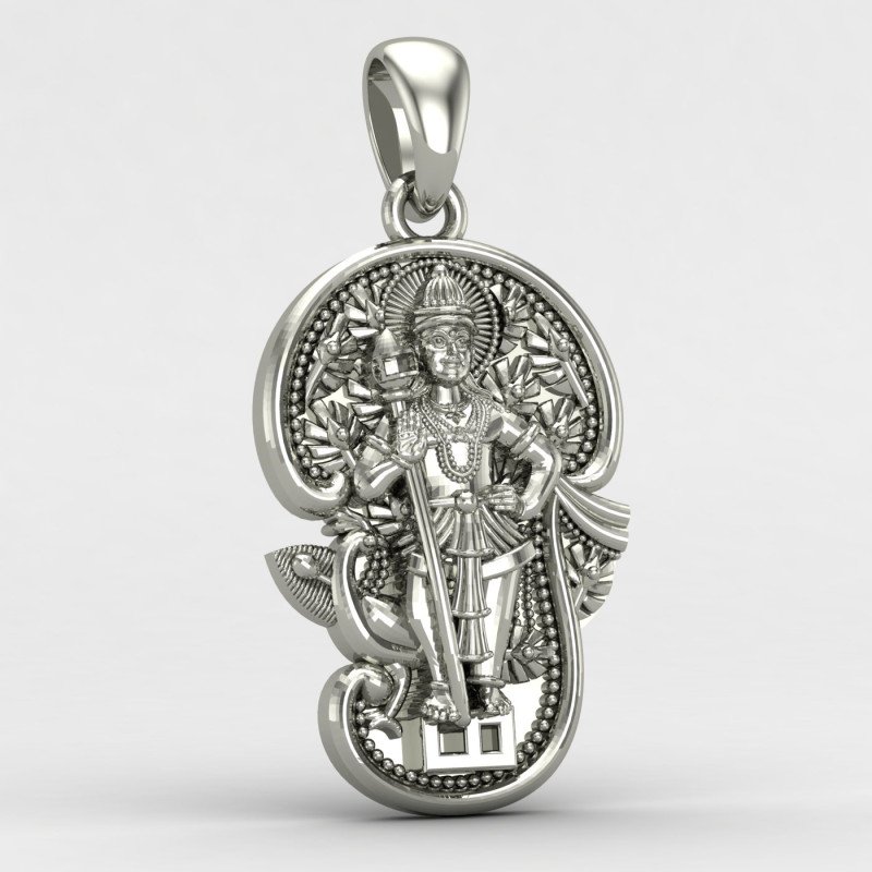 Murugan Swamy Silver Locket Murugan Swamy Silver Locket
