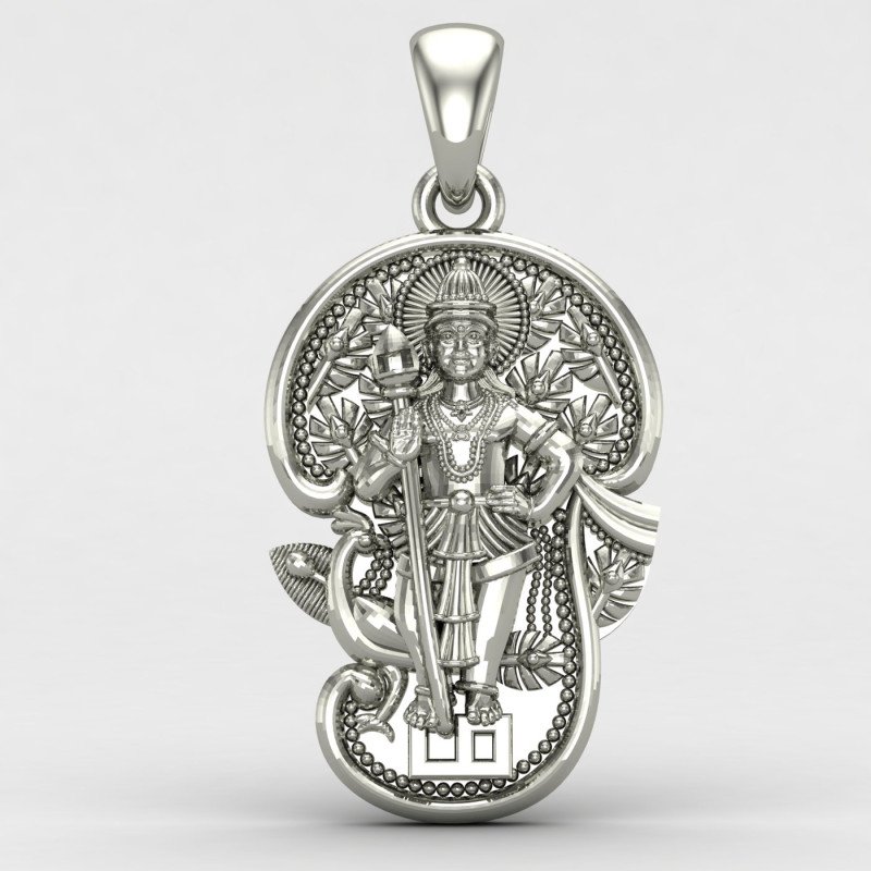 Murugan Swamy Silver Locket Murugan Swamy Silver Locket