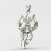 Trishul Damru Silver Locket