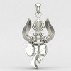 Trishul Damru Silver Locket