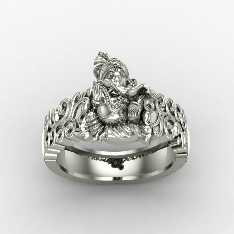 Bal Ganesha Silver Ring Bal Ganesha Silver Ring