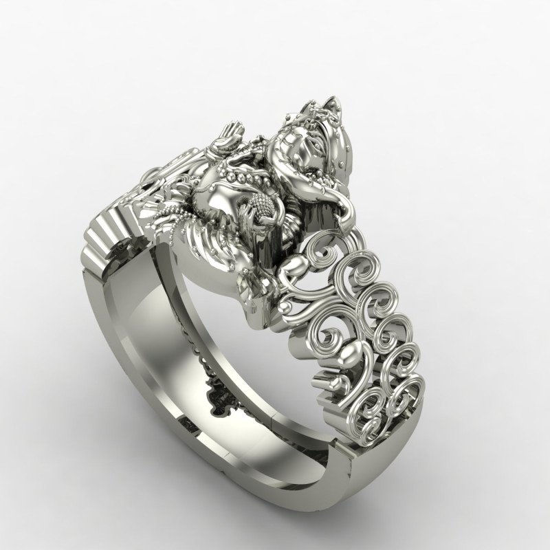 Bal Ganesha Silver Ring Bal Ganesha Silver Ring