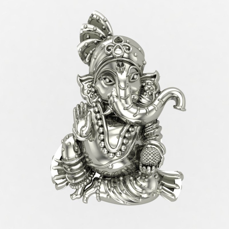 Bal Ganesha Silver Ring Bal Ganesha Silver Ring