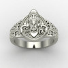 Unisex Silver Balaji Ring Unisex Silver Balaji Ring