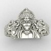 Bajrang Bali Silver Ring Bajrang Bali Silver Ring