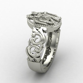 Radha Krishna Ring Silver Radha Krishna Ring Silver