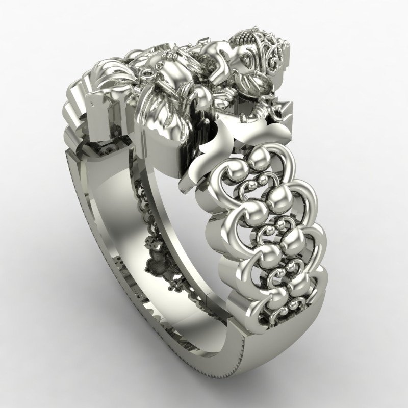 Gajanan Silver Ring Gajanan Silver Ring