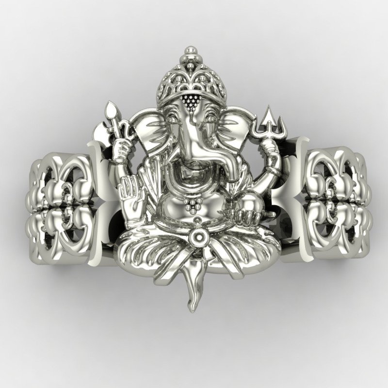 Gajanan Silver Ring Gajanan Silver Ring