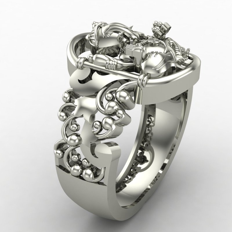 Ganpati Ring Silver