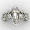 Handcrafted Ganesh Ji Silver Ring Handcrafted Ganesh Ji Silver Ring
