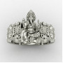 Lord Ganesha Silver Ring