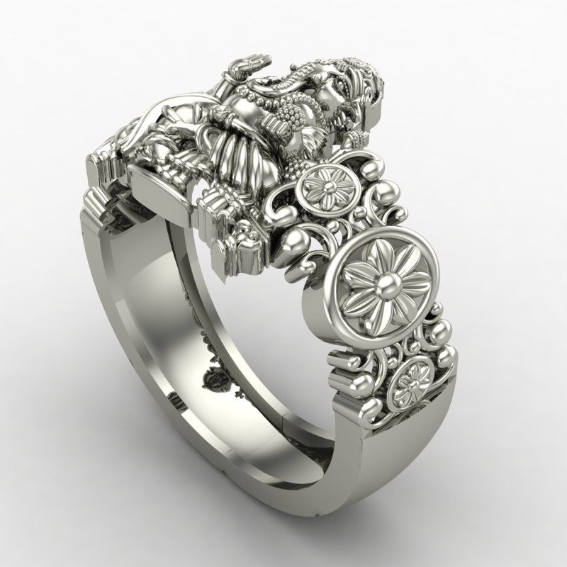 Lord Ganesha Silver Ring Lord Ganesha Silver Ring