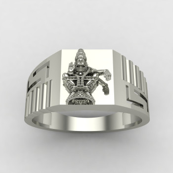 Ayyappa Swamy Silver Ring