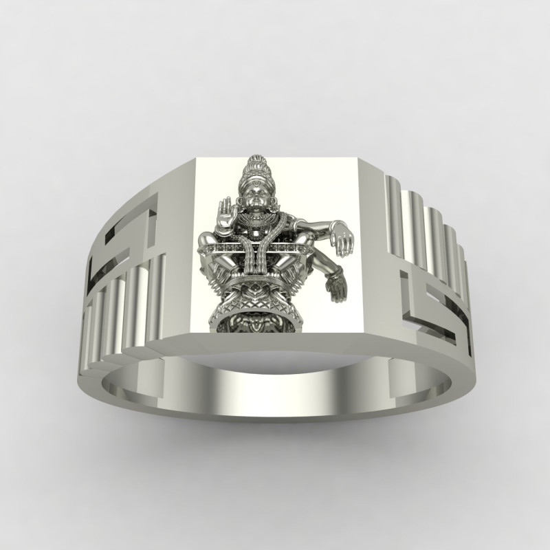 Ayyappa Swamy Silver Ring