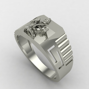 Ayyappa Swamy Silver Ring