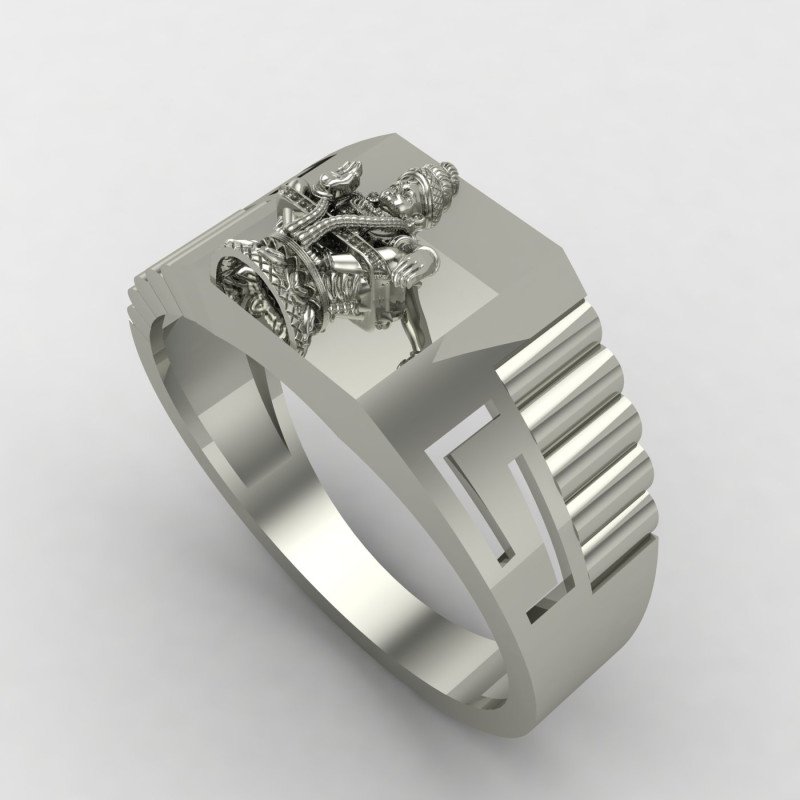 Ayyappa Swamy Silver Ring
