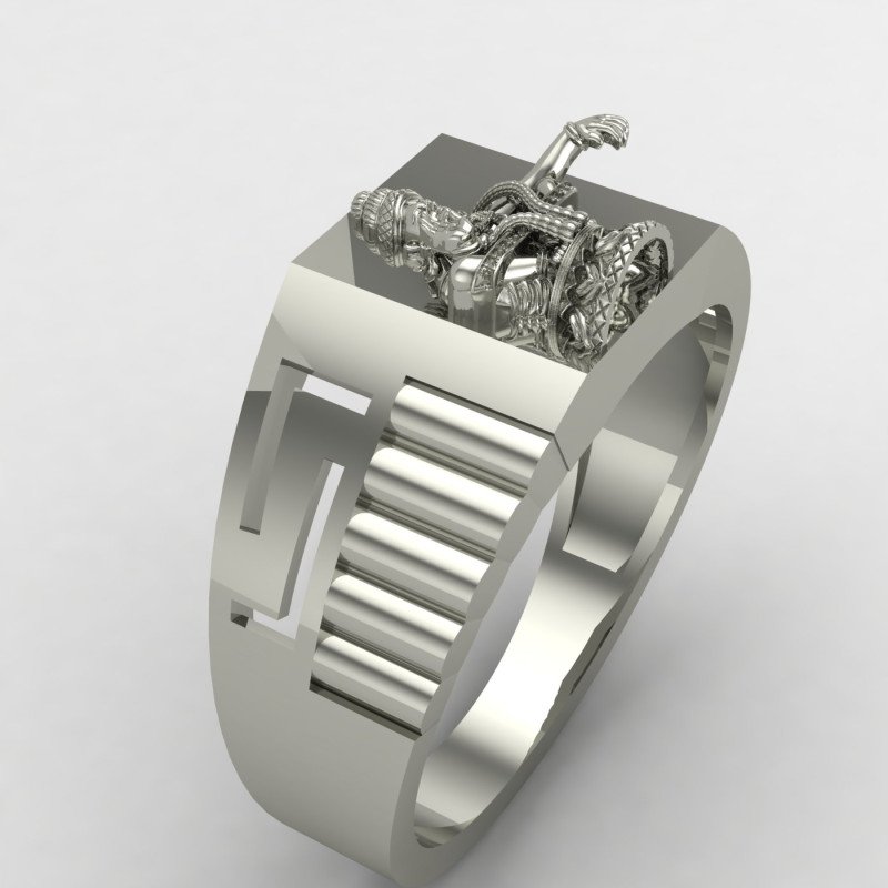 Ayyappa Swamy Silver Ring