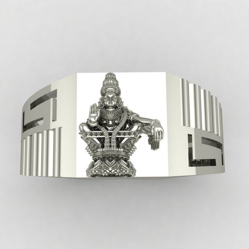 Ayyappa Swamy Silver Ring