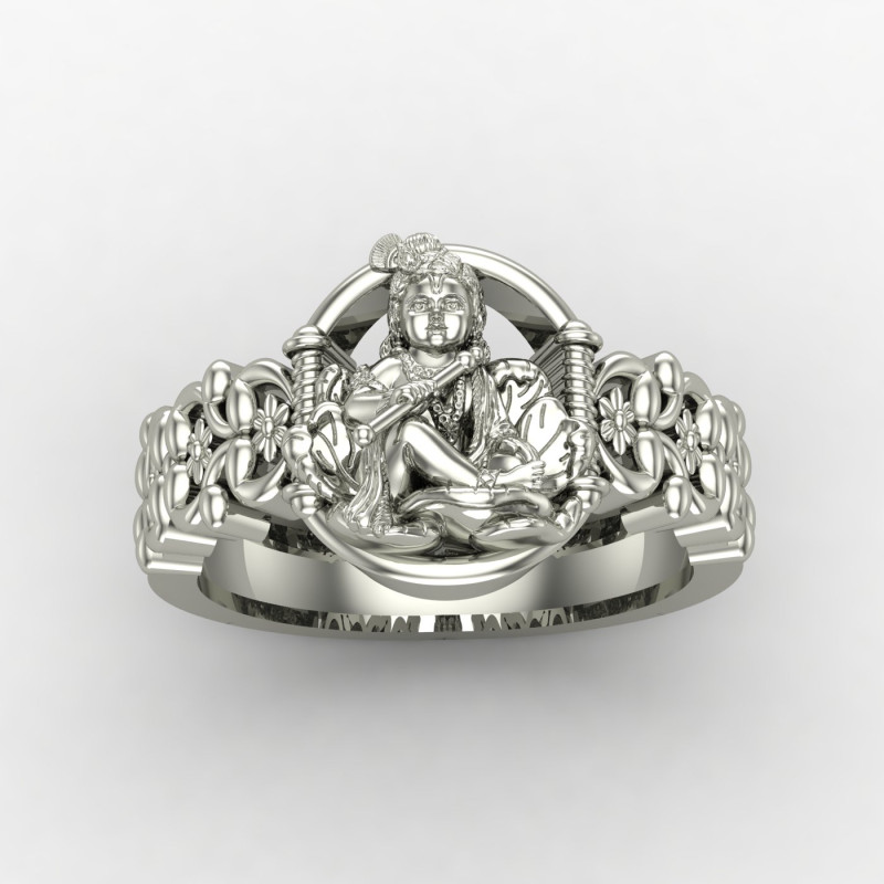 Gopal Krishna Silver Ring Gopal Krishna Silver Ring