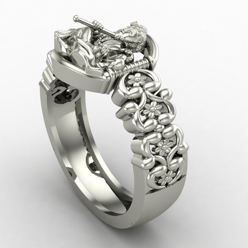 Gopal Krishna Silver Ring Gopal Krishna Silver Ring