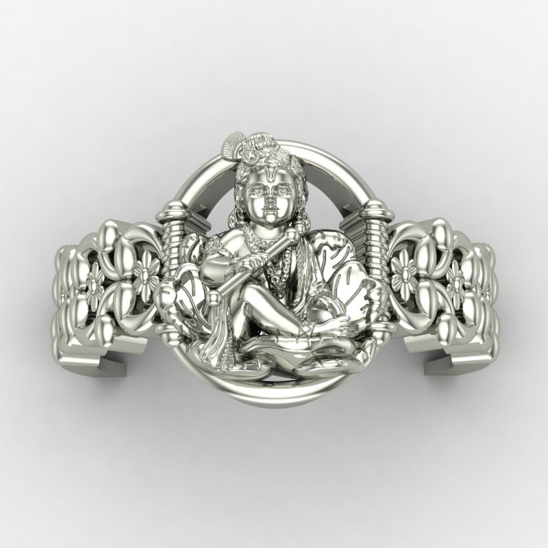 Gopal Krishna Silver Ring Gopal Krishna Silver Ring