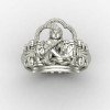 Makhan Chor Gopal Silver Ring