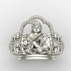 Makhan Chor Gopal Silver Ring