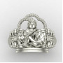 Makhan Chor Gopal Silver Ring