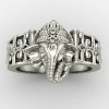 Silver Ganpati Bappa Ring