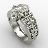 Silver Ganpati Bappa Ring