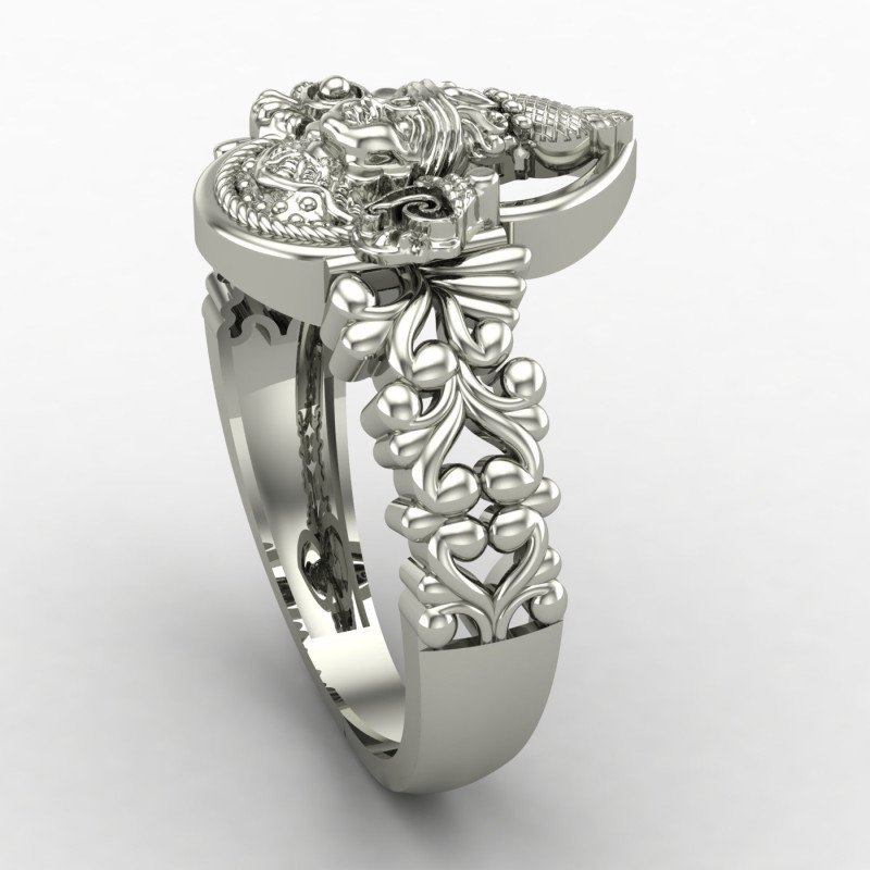 Tirupati Balaji Venkateshwara Silver Ring Tirupati Balaji Venkateshwara Silver Ring