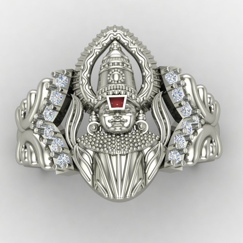 Tirupati Timmappa Silver Ring Tirupati Timmappa Silver Ring