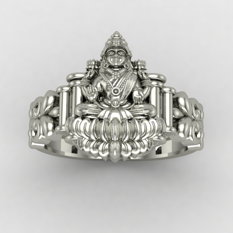Laxmi Devi 925 Silver Ring Laxmi Devi 925 Silver Ring