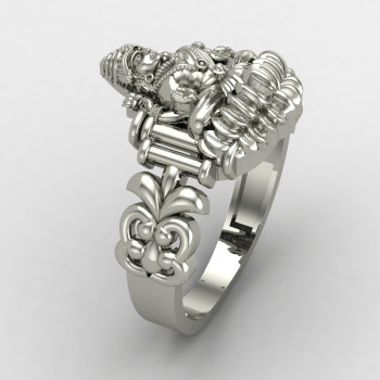 Laxmi Devi 925 Silver Ring