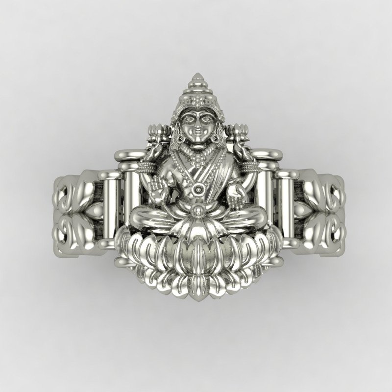 Laxmi Devi 925 Silver Ring Laxmi Devi 925 Silver Ring