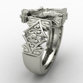 Spiritual Radha Krishna Ring