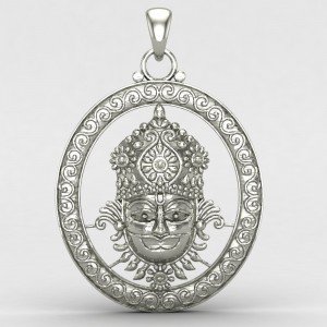 Khatu Shyam Silver Locket