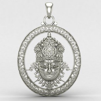 Khatu Shyam Silver Locket